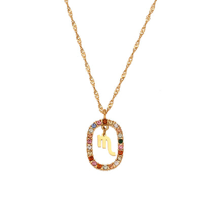 Zodiac Gemstone Necklace