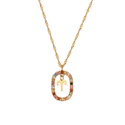 Zodiac Gemstone Necklace