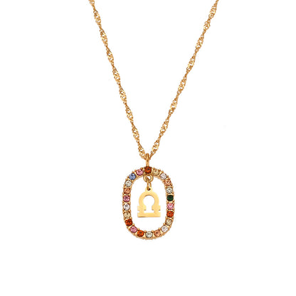 Zodiac Gemstone Necklace