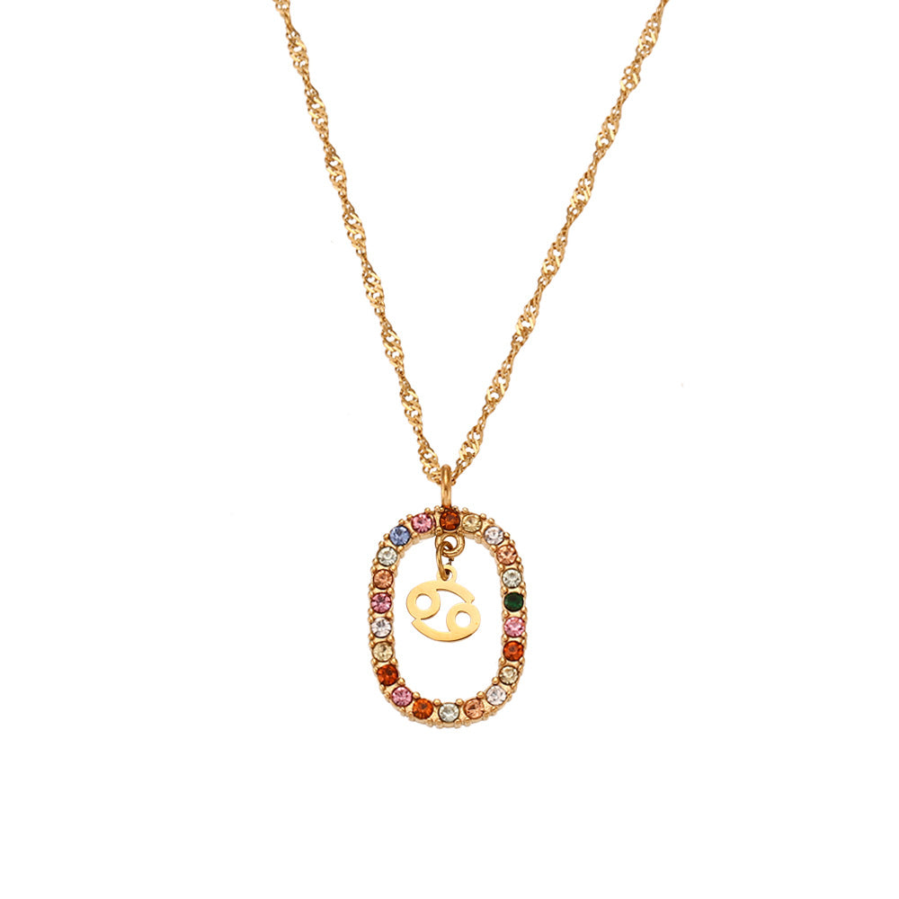 Zodiac Gemstone Necklace