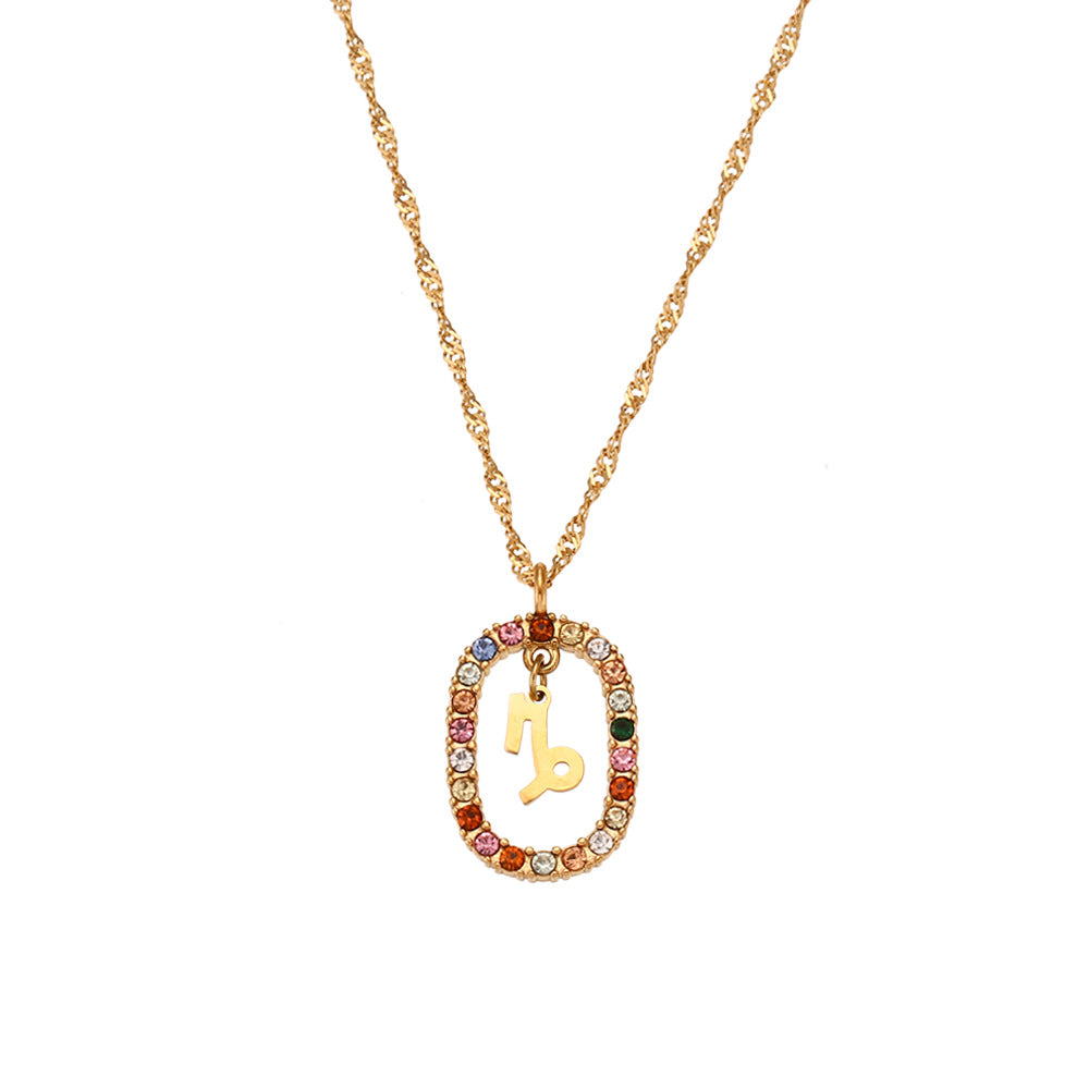 Zodiac Gemstone Necklace