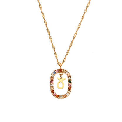 Zodiac Gemstone Necklace