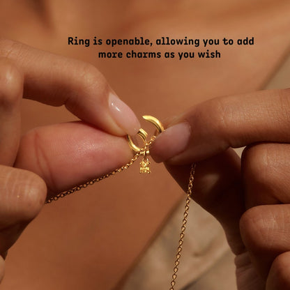 Birthstone ring Necklace