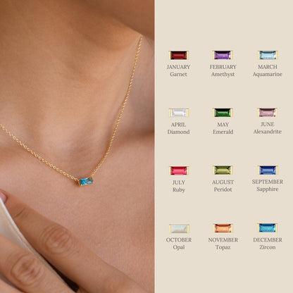 Birthstone Necklace