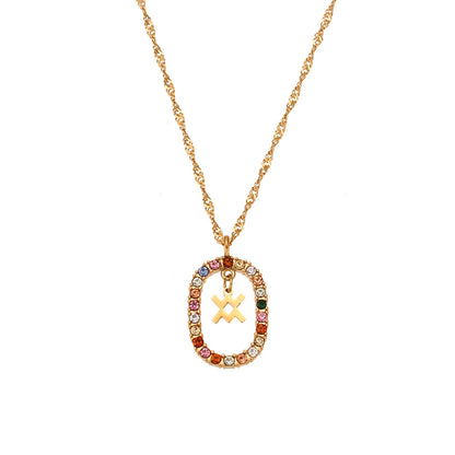Zodiac Gemstone Necklace